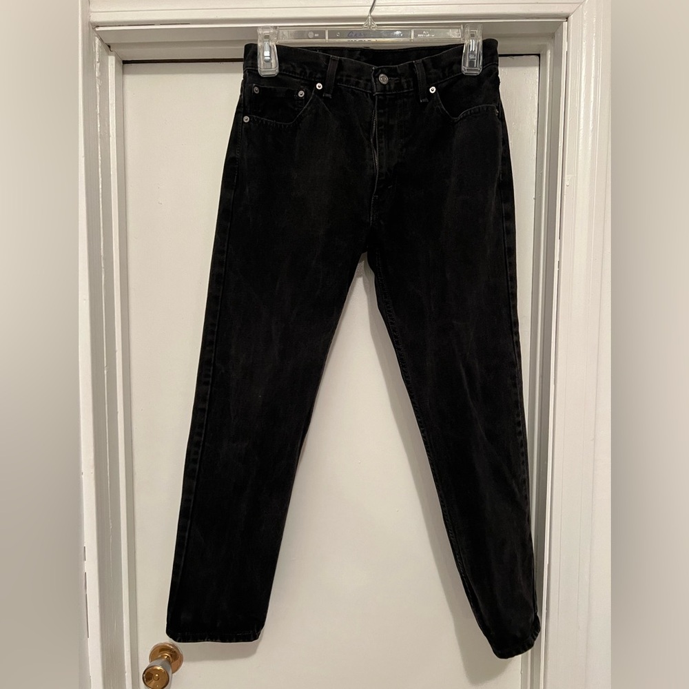 Men’s Levi’s 505 Jeans in Black Size W 33 L 29